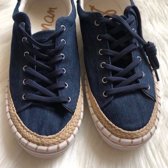 sam edelman denim sneakers